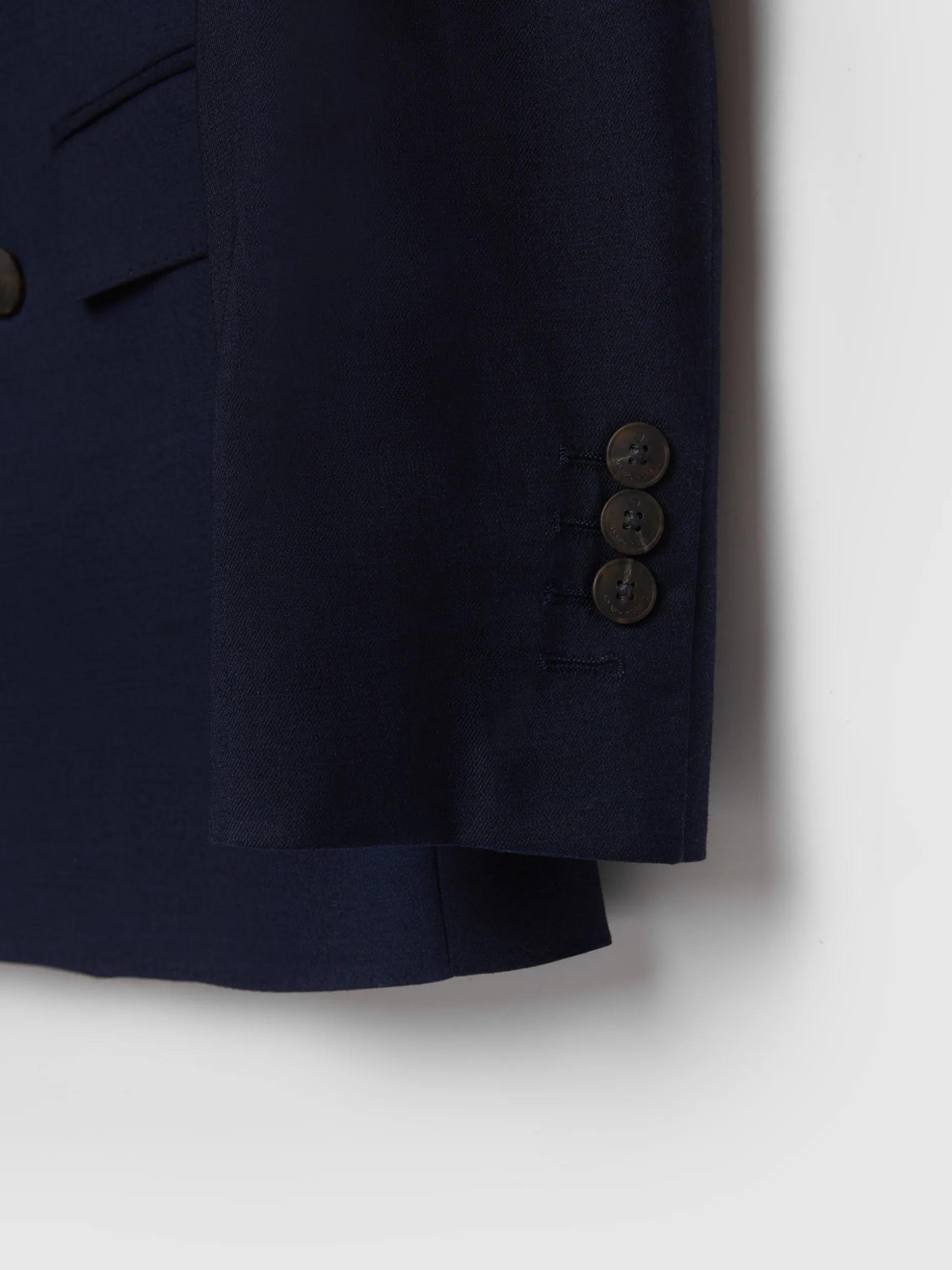 AMERICANA FIL A FIL CRUZADO AZUL MARINO