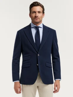 AMERICANA PUNTO ESTRUCTURA AZUL MARINO