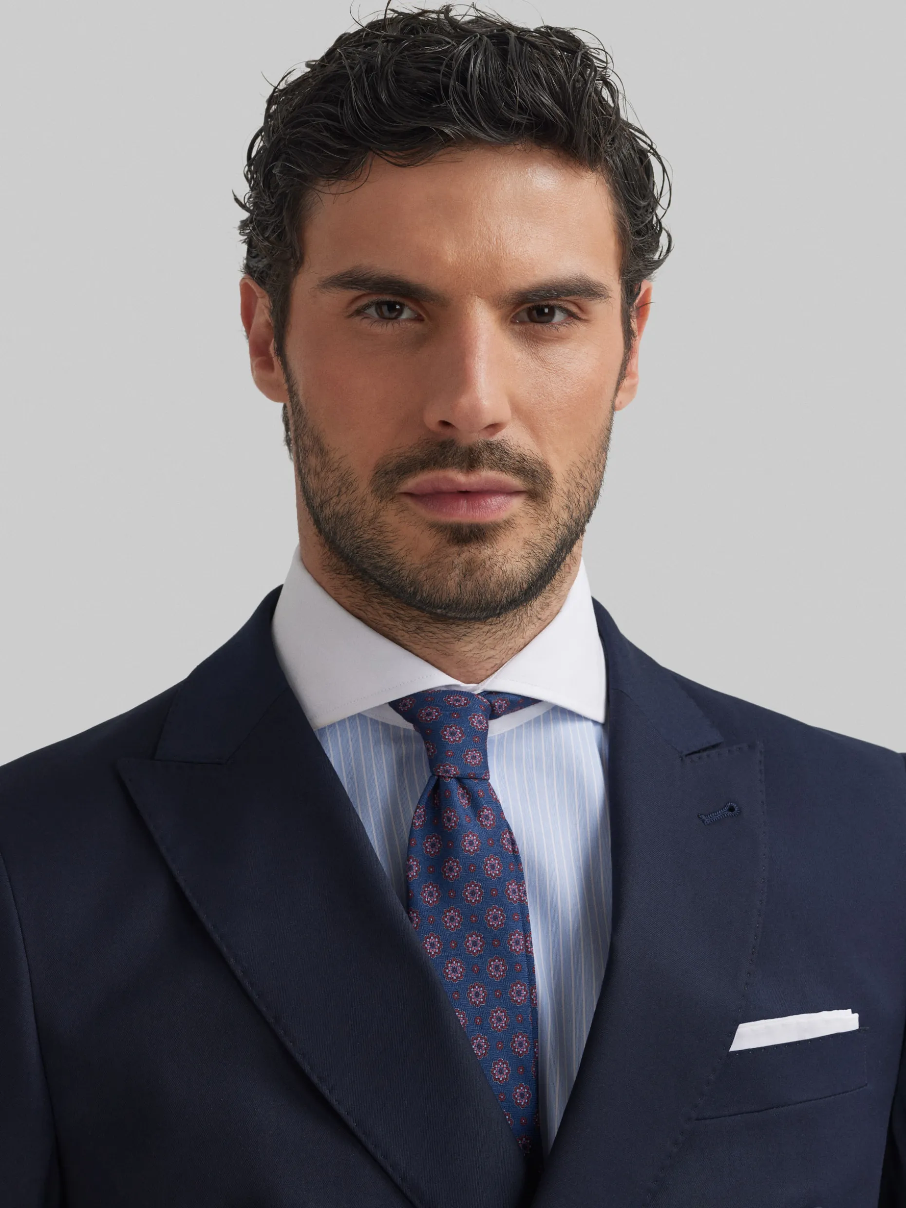 AMERICANA TWILL CRUZADO AZUL MARINO