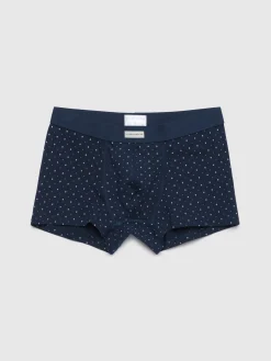 BOXER DOTS AZUL MARINO
