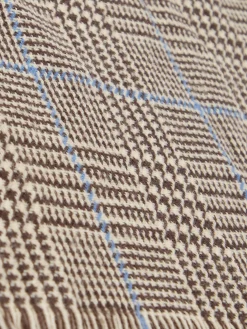 BUFANDA CHECKS MARRÓN