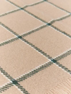 BUFANDA CHECKS MARRÓN