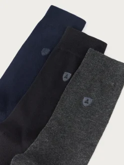 CALCETINES LISOS NEGRO