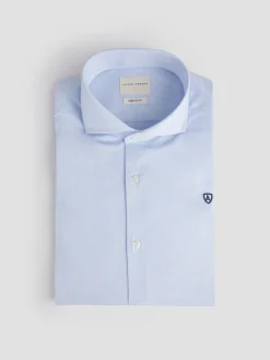 CAMISA COMFORT CHECKS CELESTE