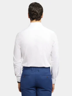 CAMISA COMFORT FIL A FIL BLANCO