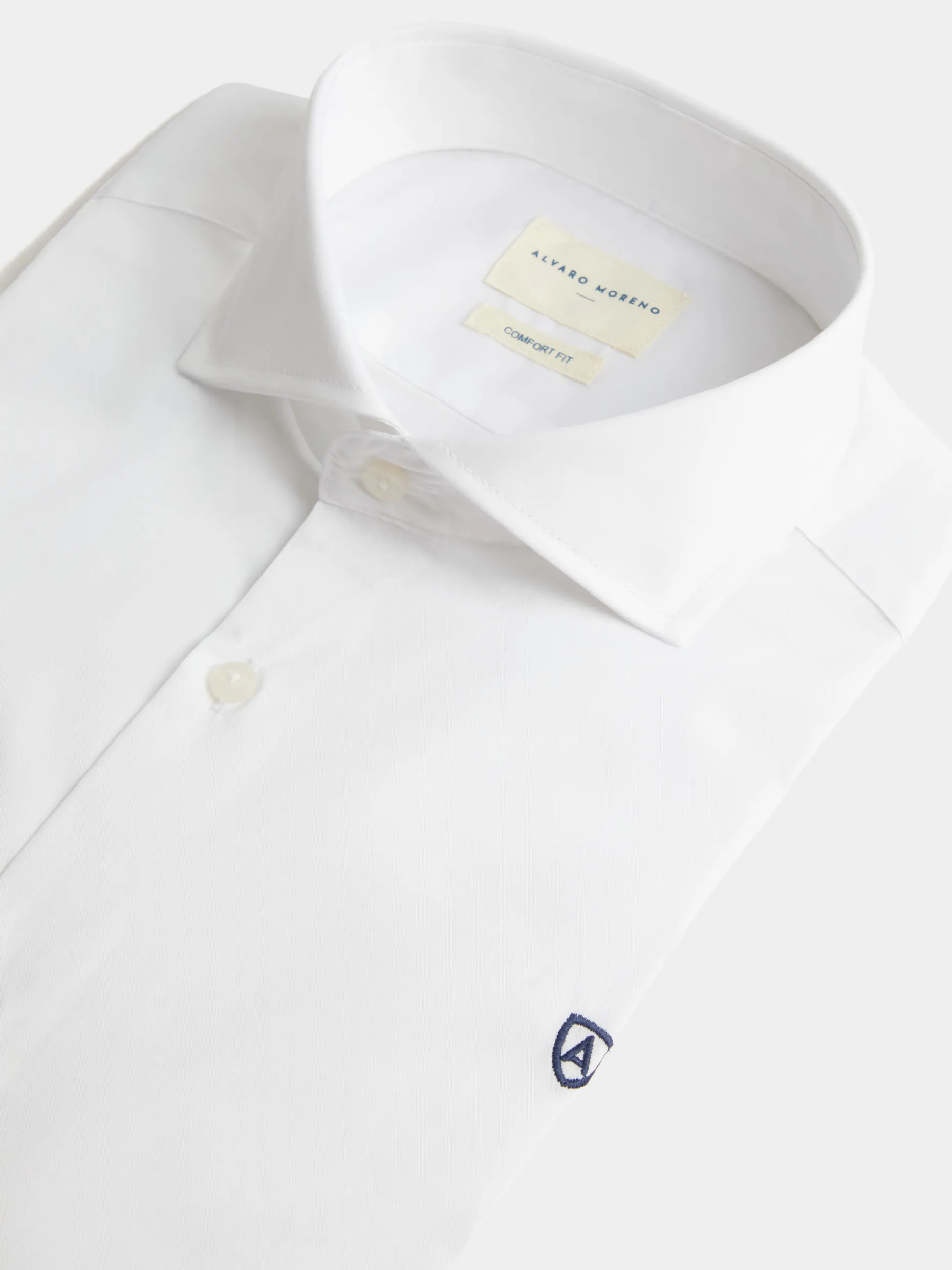 CAMISA COMFORT FIL A FIL BLANCO