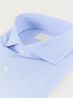 CAMISA COMFORT FIL A FIL AZUL