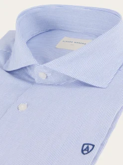 CAMISA COMFORT MICROCUADRO AZUL