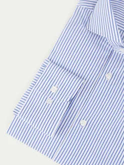 CAMISA COMFORT STRIPES AZUL