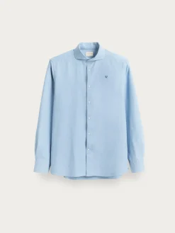 CAMISA DENIM STRUCTURE AZUL