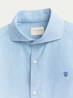 CAMISA DENIM STRUCTURE AZUL