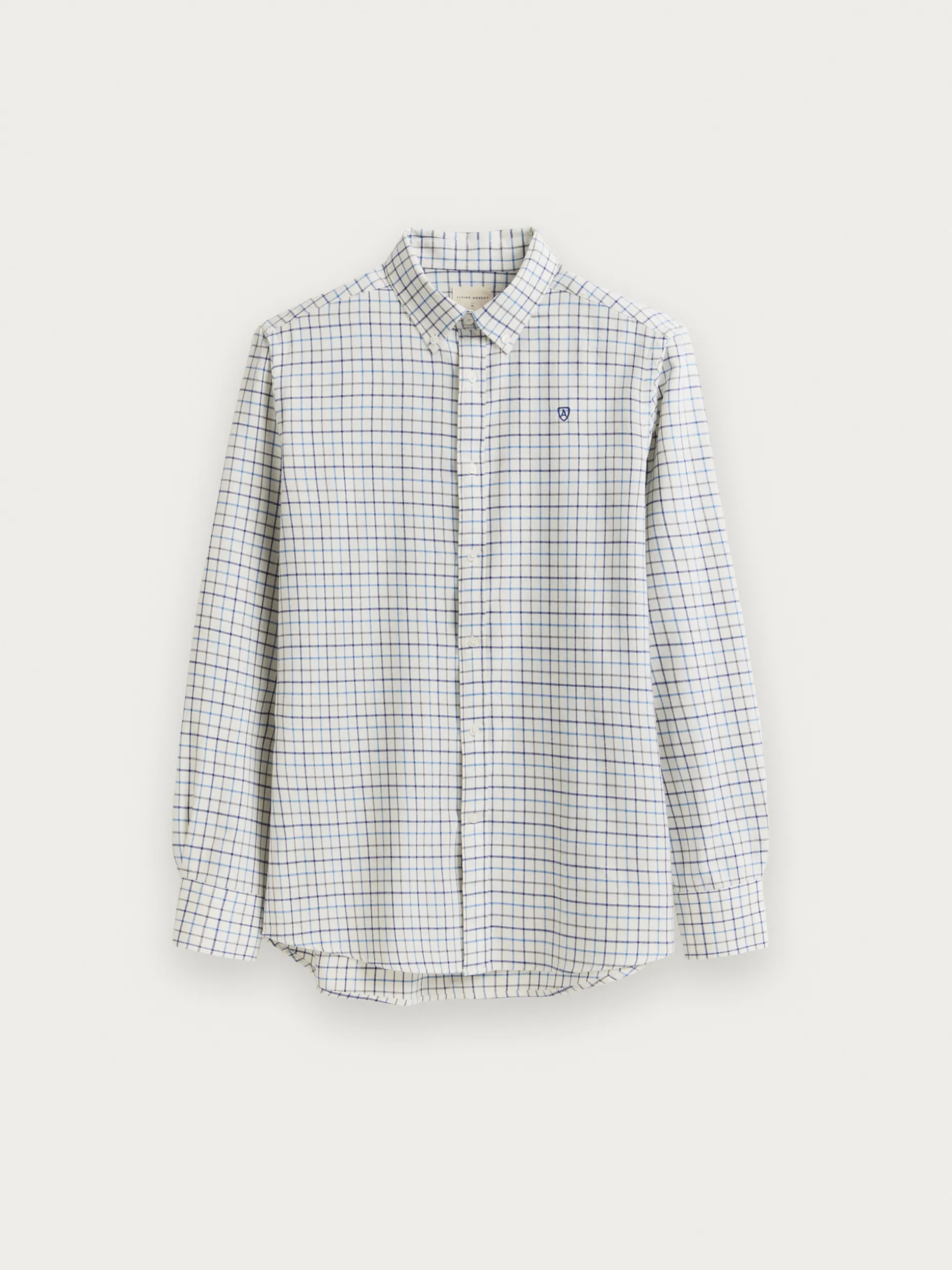 CAMISA FLANNEL CHECKS AZUL MARINO