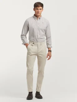 CAMISA FLANNEL CHECKS BURDEOS