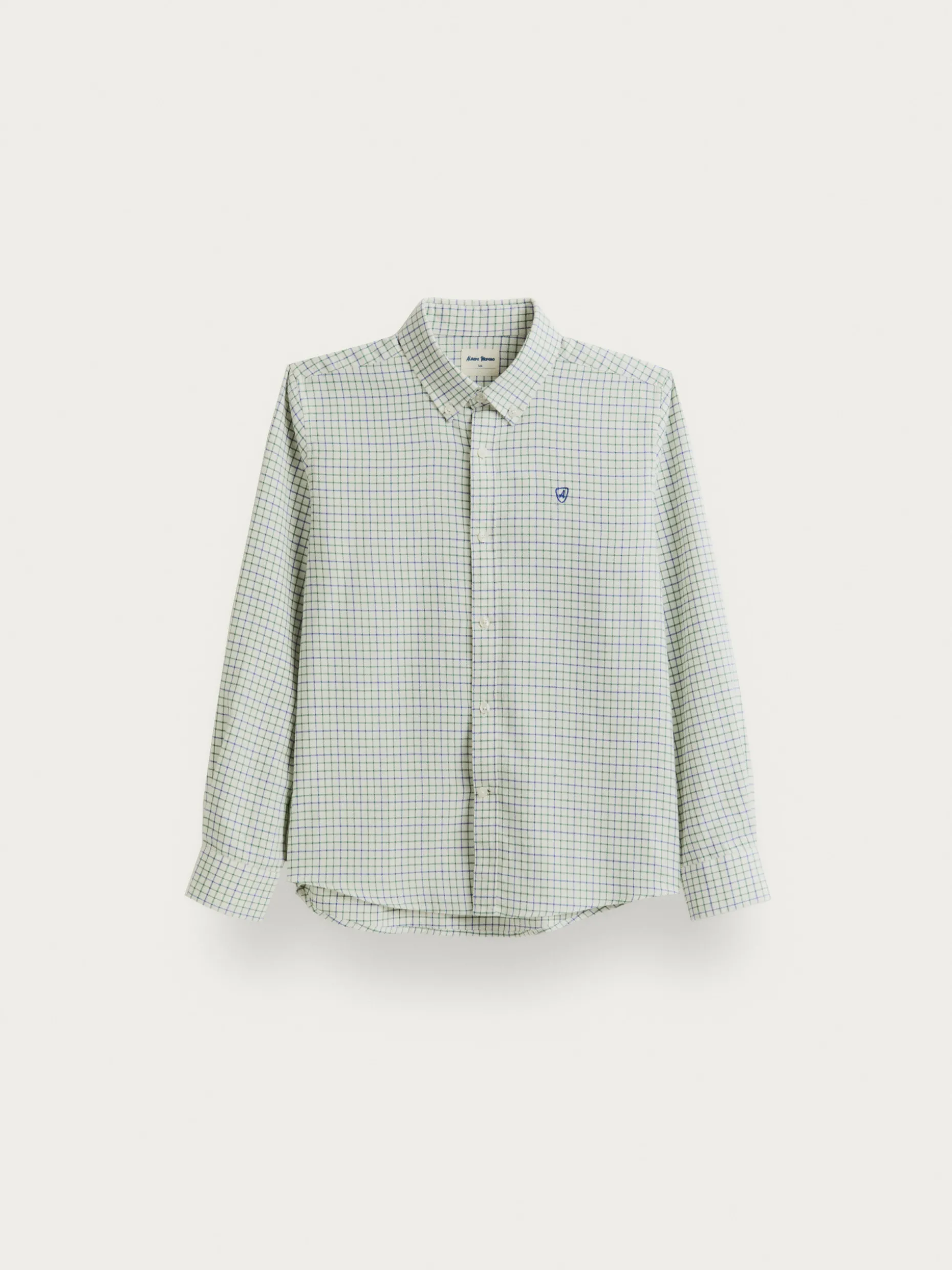 CAMISA FLANNEL CHECKS KIDS VERDE