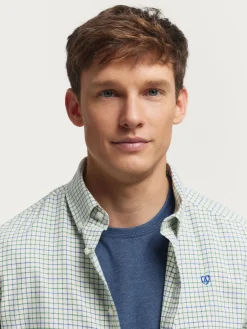 CAMISA FLANNEL CHECKS VERDE