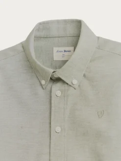 CAMISA FLANNEL TWILL KIDS VERDE