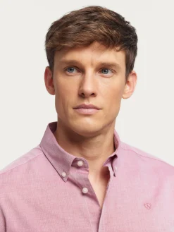 CAMISA MICROESPIGA ROJO