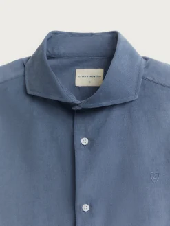 CAMISA MICROPANA JACK AZUL