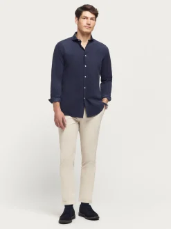 CAMISA MICROPANA JACK AZUL MARINO