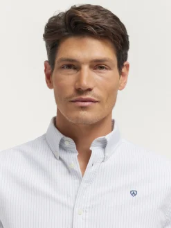 CAMISA OXFORD ASTON AZUL