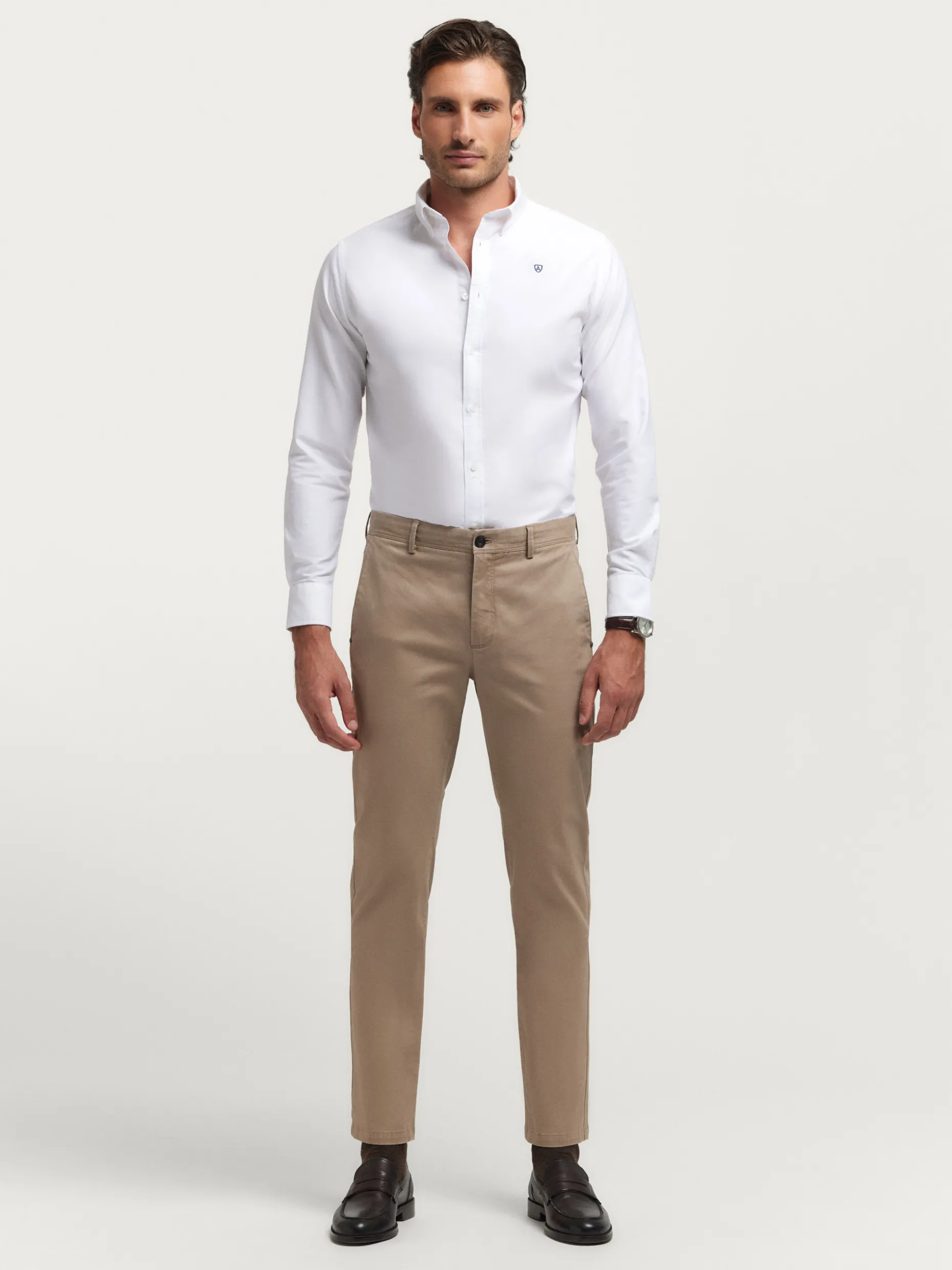 CAMISA OXFORD BASIC BLANCO