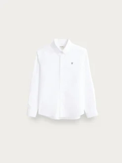 CAMISA OXFORD BASIC KIDS BLANCO