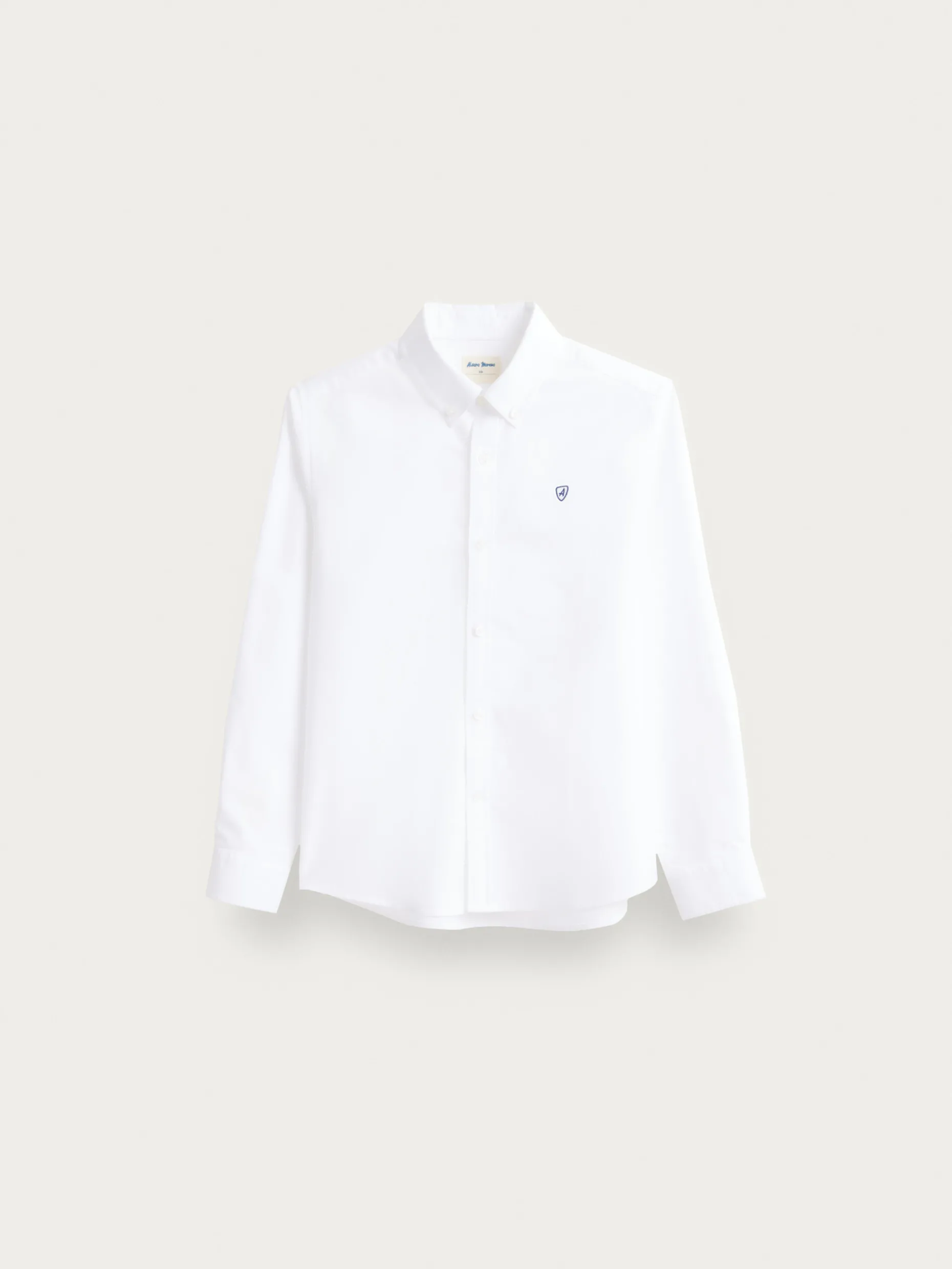 CAMISA OXFORD BASIC KIDS BLANCO