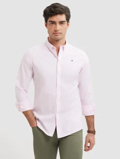 CAMISA OXFORD BASIC ROSA
