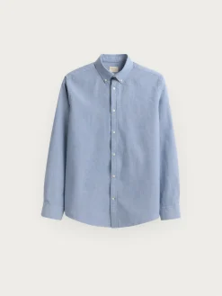 CAMISA OXFORD CHAMBRAY AZUL
