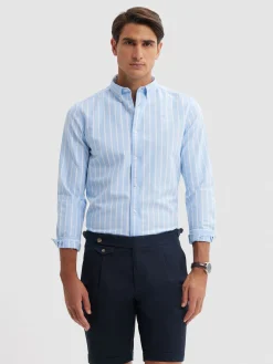 CAMISA OXFORD CLASSIC AZUL