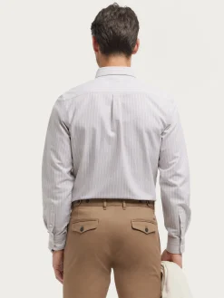CAMISA OXFORD CLUB BEIGE