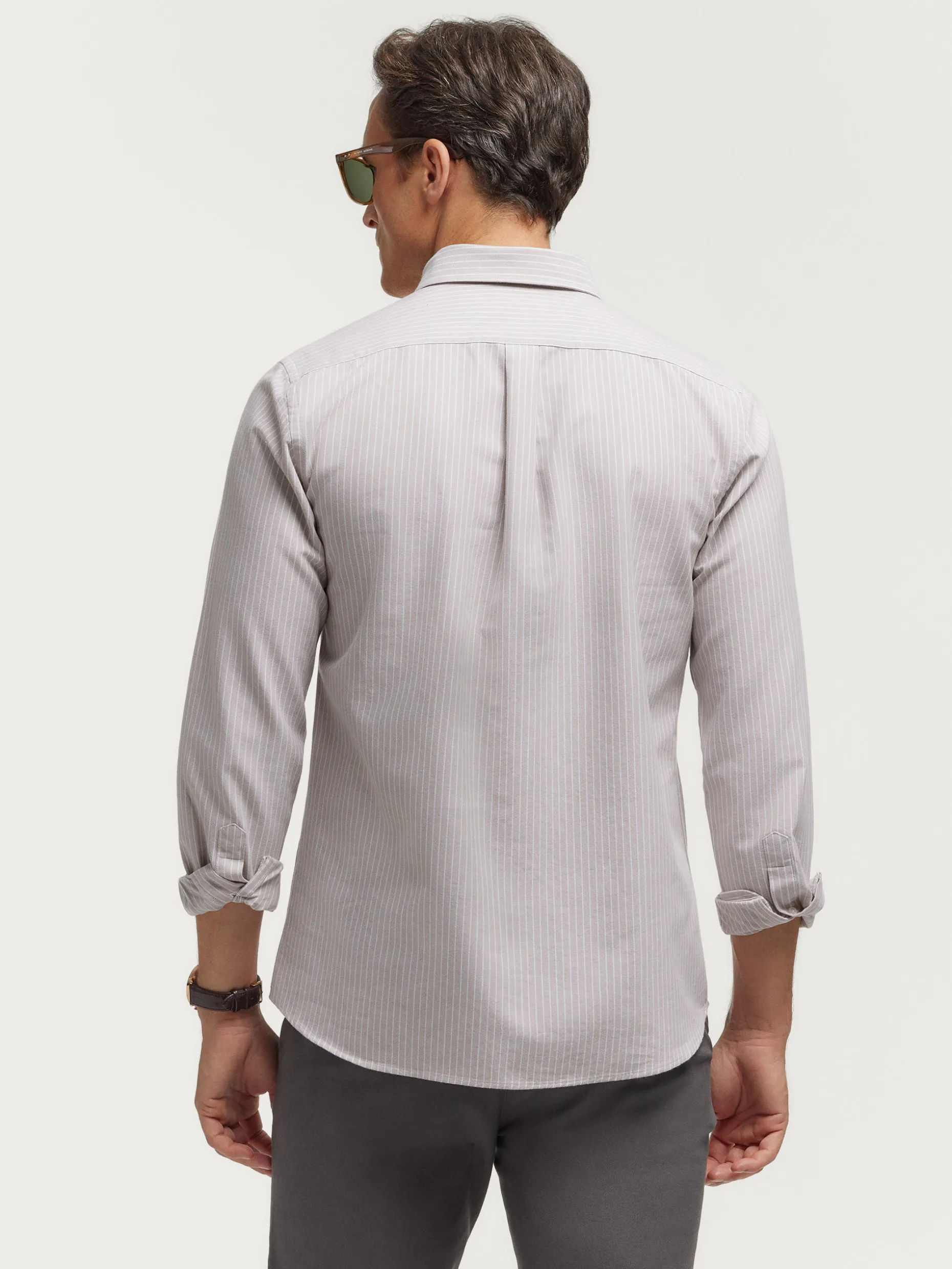 CAMISA OXFORD DIPLO BEIGE