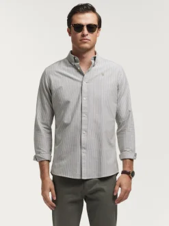 CAMISA OXFORD DIPLO VERDE