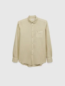 CAMISA OXFORD POCKET DYE VERDE