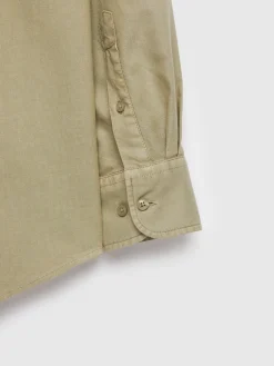 CAMISA OXFORD POCKET DYE VERDE