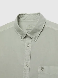 CAMISA OXFORD POCKET DYE VERDE