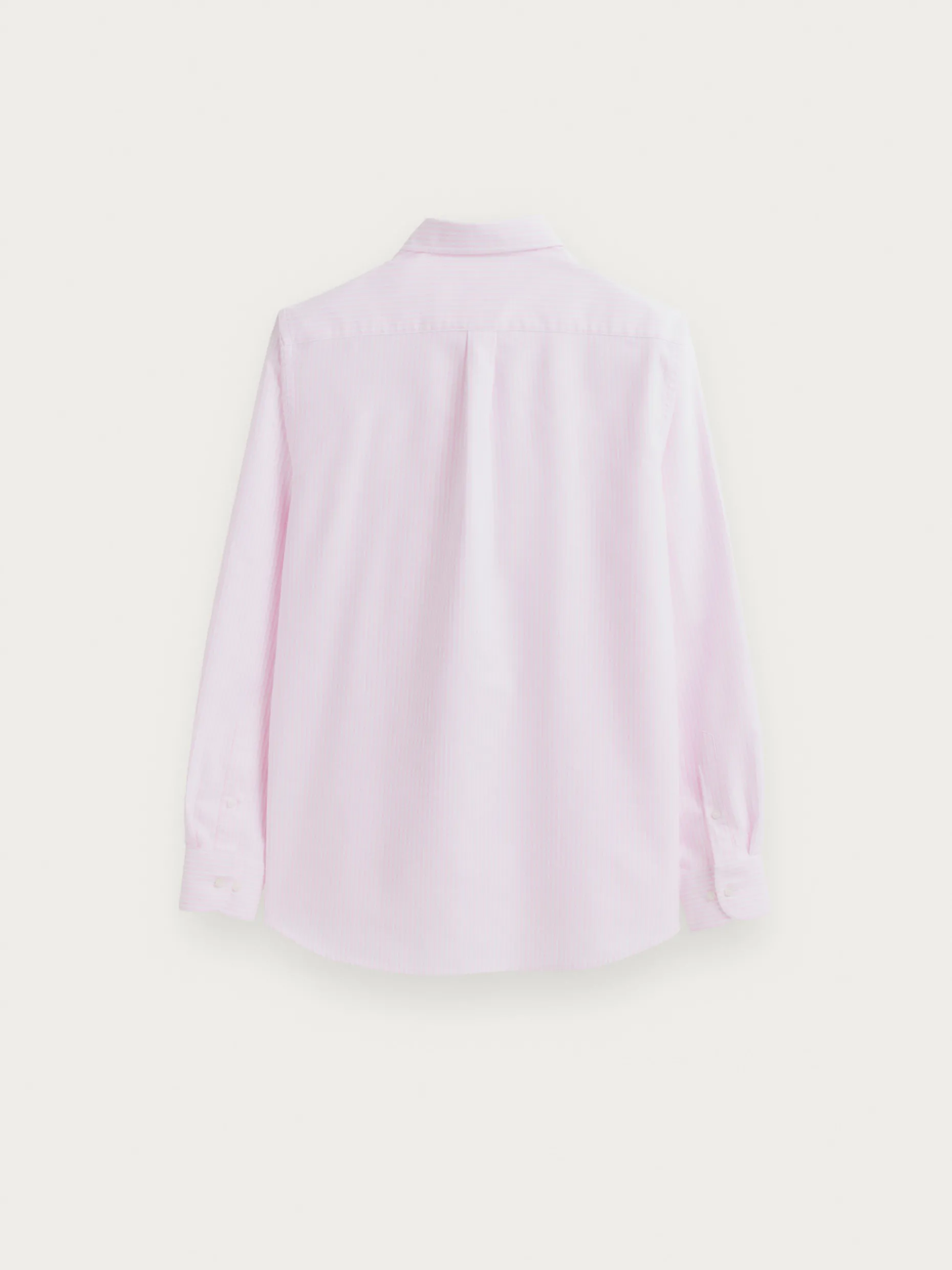 CAMISA OXFORD RAYAS ROSA