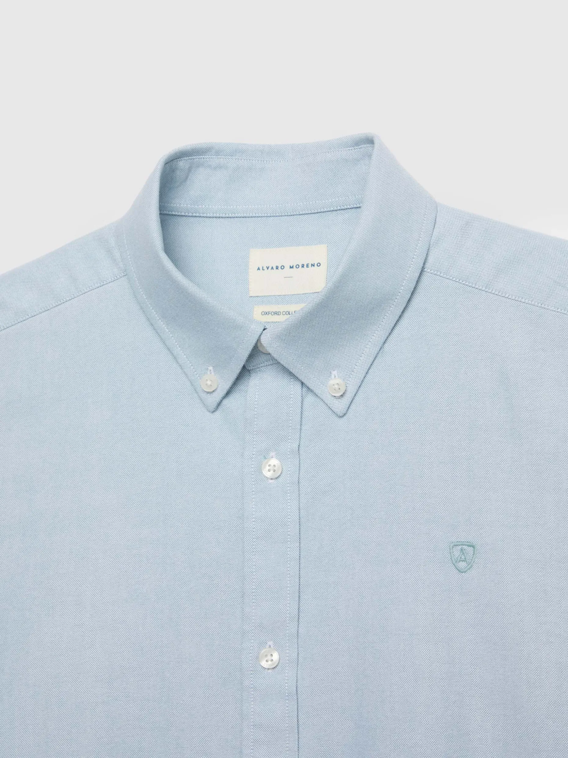 CAMISA OXFORD SOLID AZUL