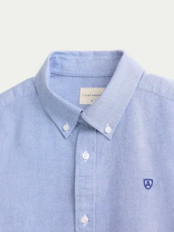 CAMISA OXFORD SOLID AZUL