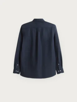 CAMISA OXFORD SOLID AZUL MARINO