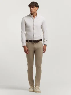 CAMISA OXFORD SOLID BEIGE
