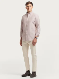 CAMISA OXFORD SOLID CAMEL
