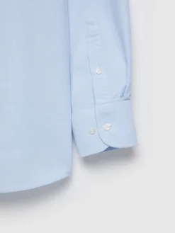 CAMISA OXFORD SOLID CELESTE