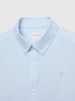 CAMISA OXFORD SOLID CELESTE