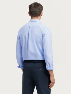 CAMISA OXFORD SOLID CELESTE