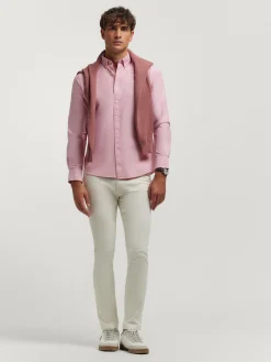 CAMISA OXFORD SOLID CORAL