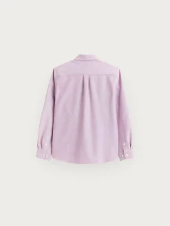 CAMISA OXFORD SOLID KIDS BURDEOS