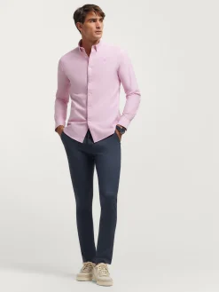 CAMISA OXFORD SOLID ROSA