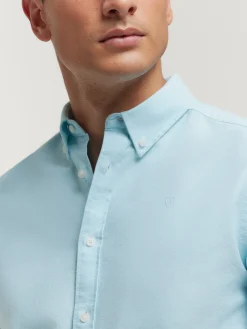 CAMISA OXFORD SOLID VERDE AGUA