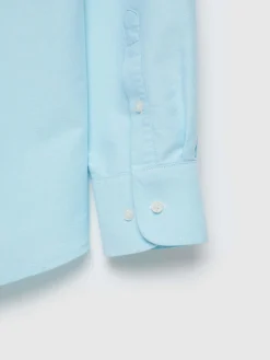 CAMISA OXFORD SOLID VERDE AGUA